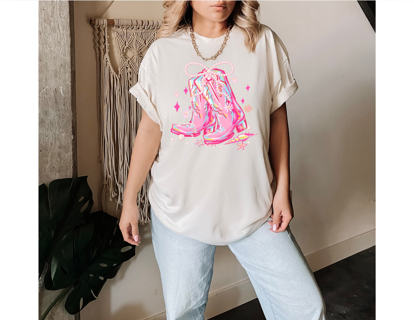 Pink Boots Shirt