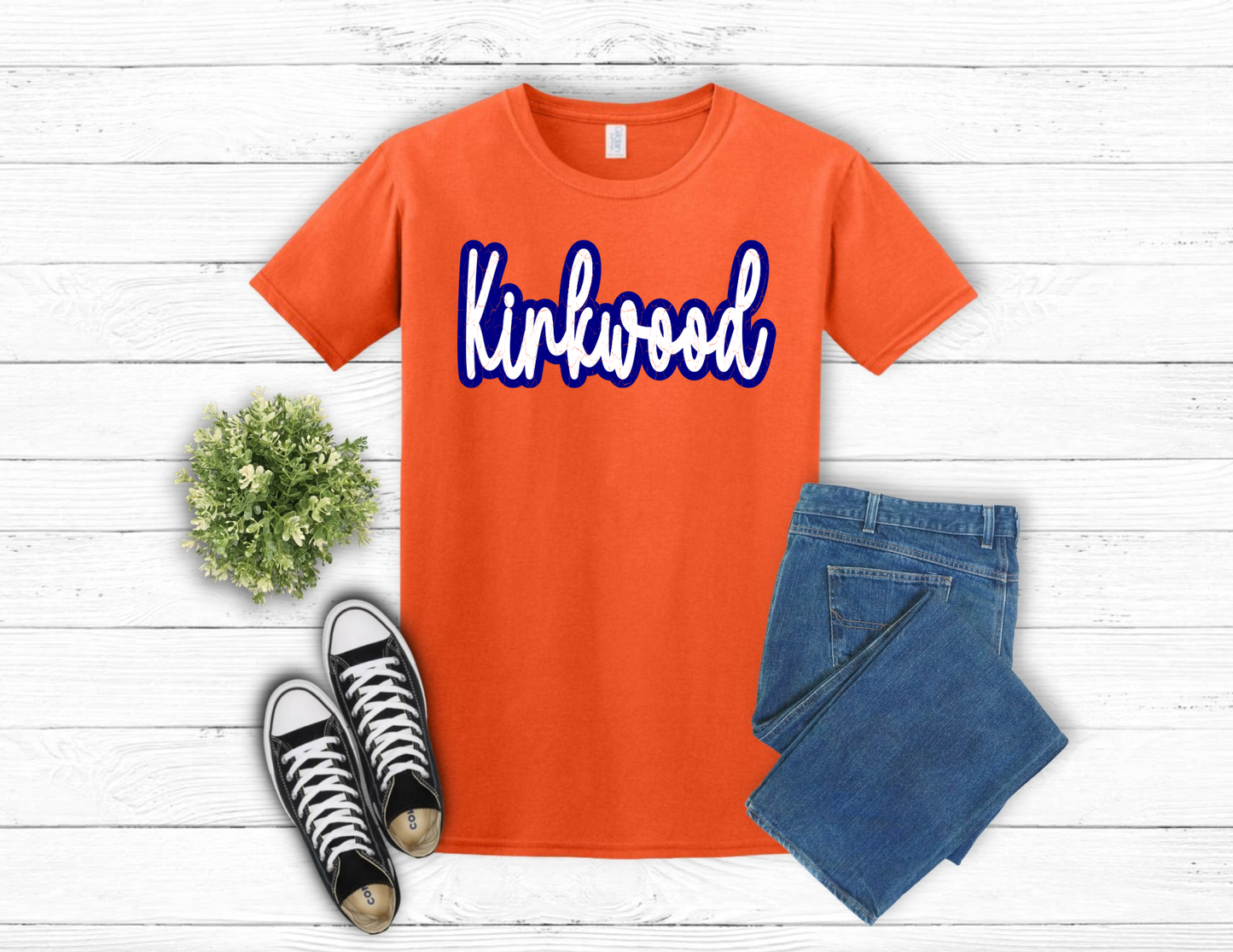 Orange Kirkwood Short Sleeve
