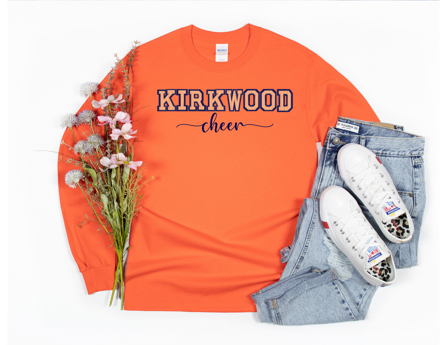 Kirkwood Cheer Orange Long Sleeve
