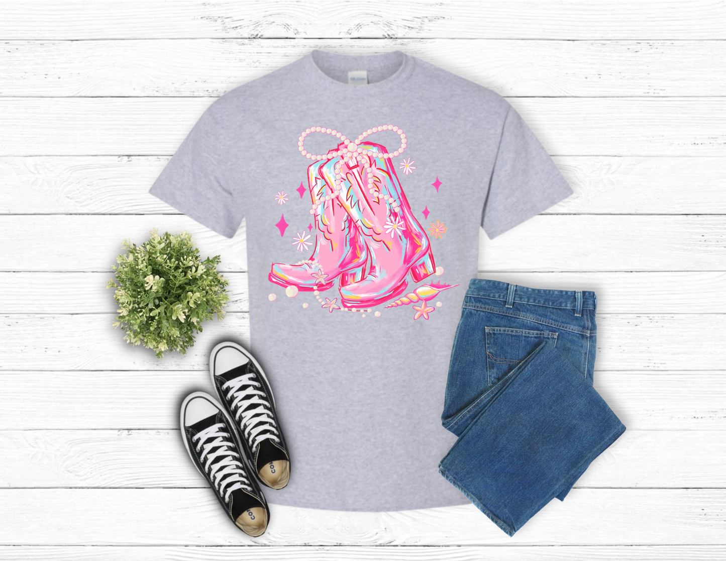 Pink Boots Shirt