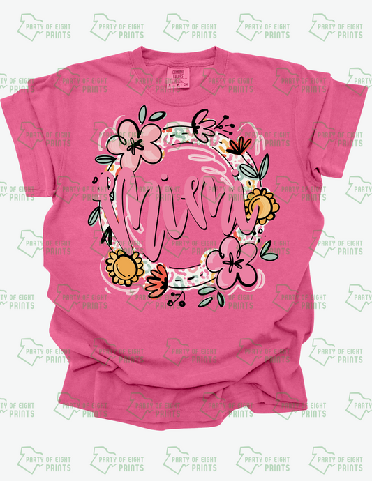 Mimi Floral Wreath Shirt