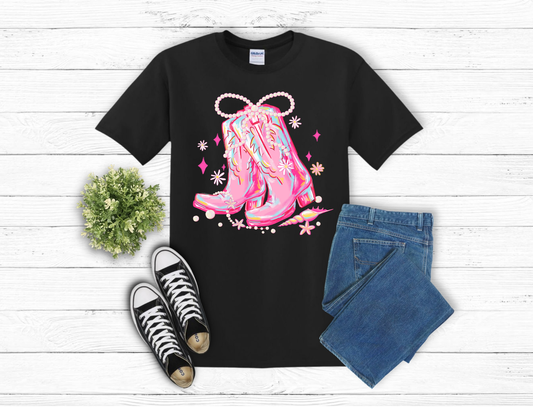 Pink Boots Shirt