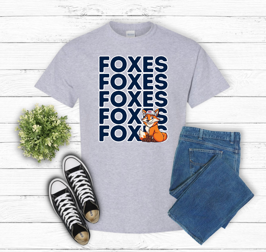 Foxes x5 with Little Fox Shirt