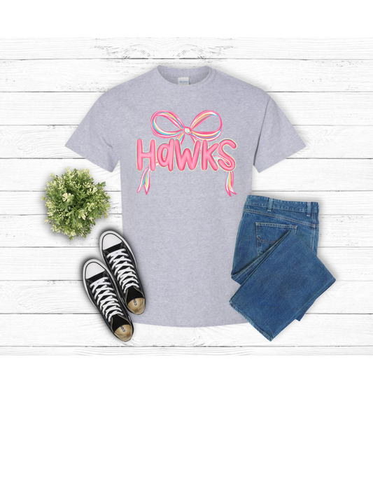 Pink Hawks Short Sleeve