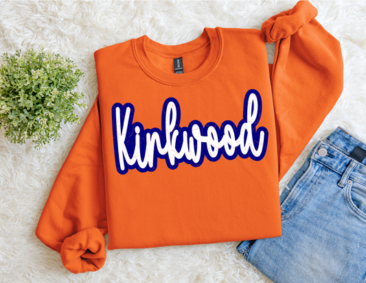Orange Kirkwood Crewneck