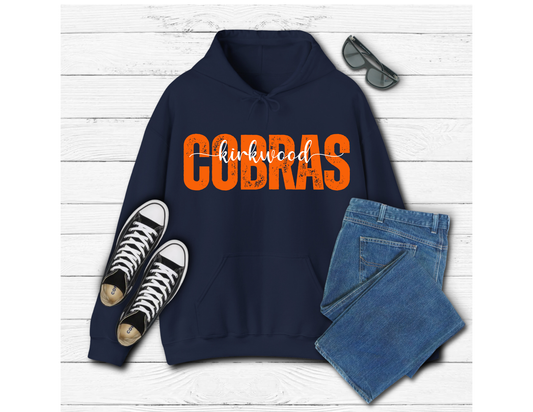 Navy Kirkwood Cobras Hoodie