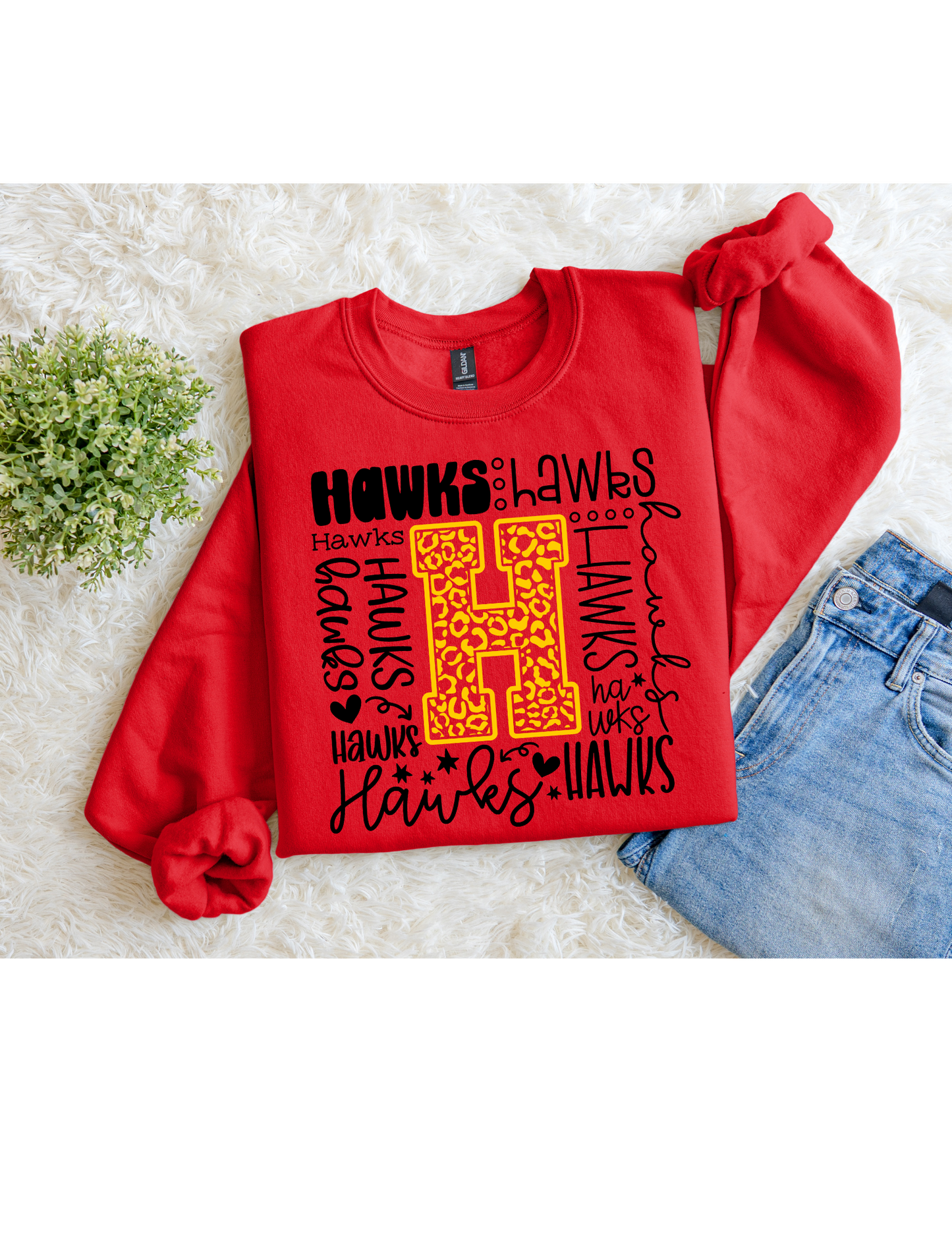 Red Hawks Crewneck