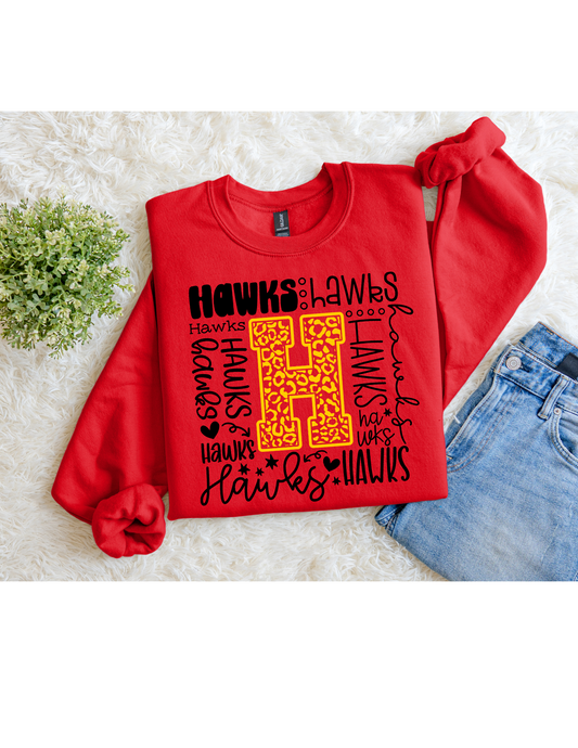 Red Hawks Crewneck