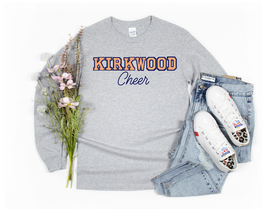 Kirkwood Cheer Gray Long Sleeve