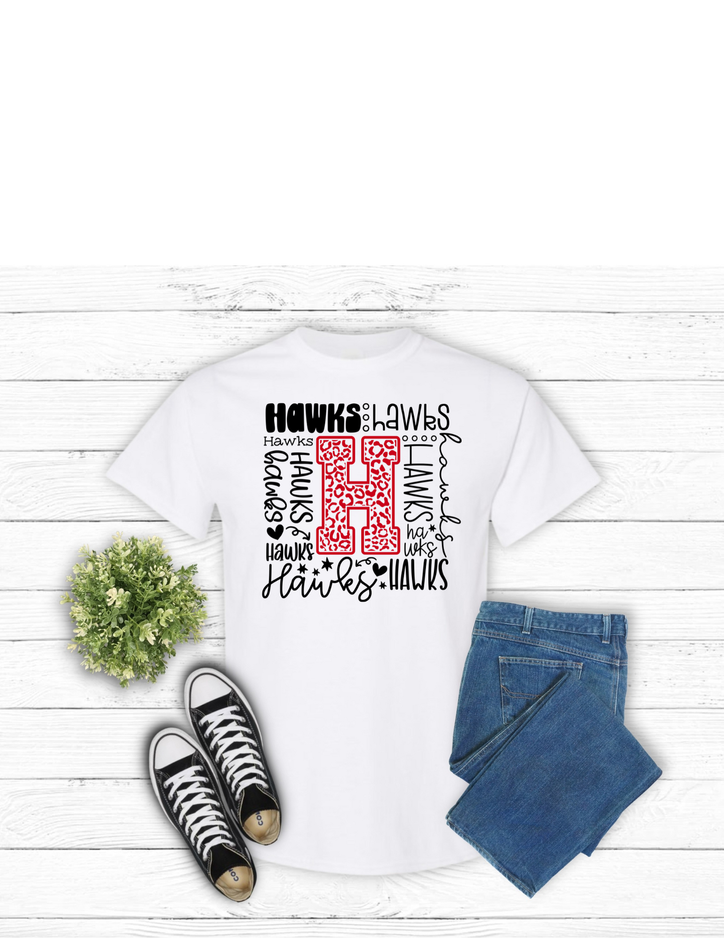 Hawks Short Sleeve- White
