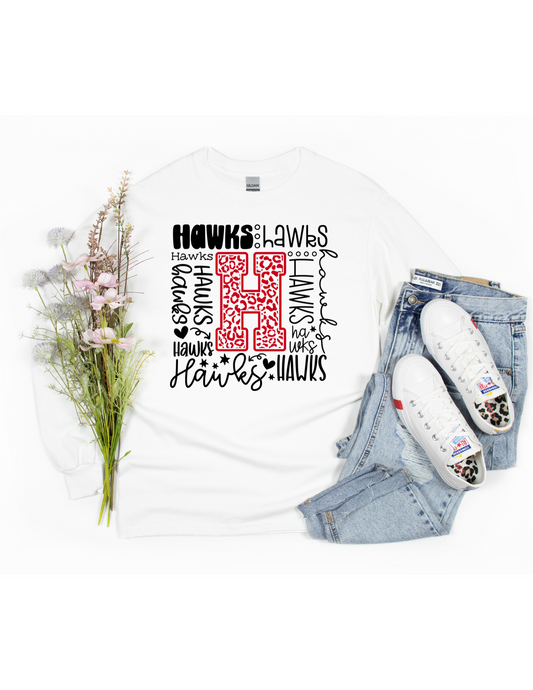 Hawks Long Sleeve- White