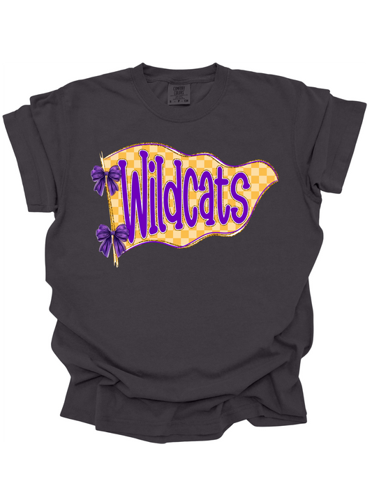 Comfort Colors Wildcats Pennant Shirt