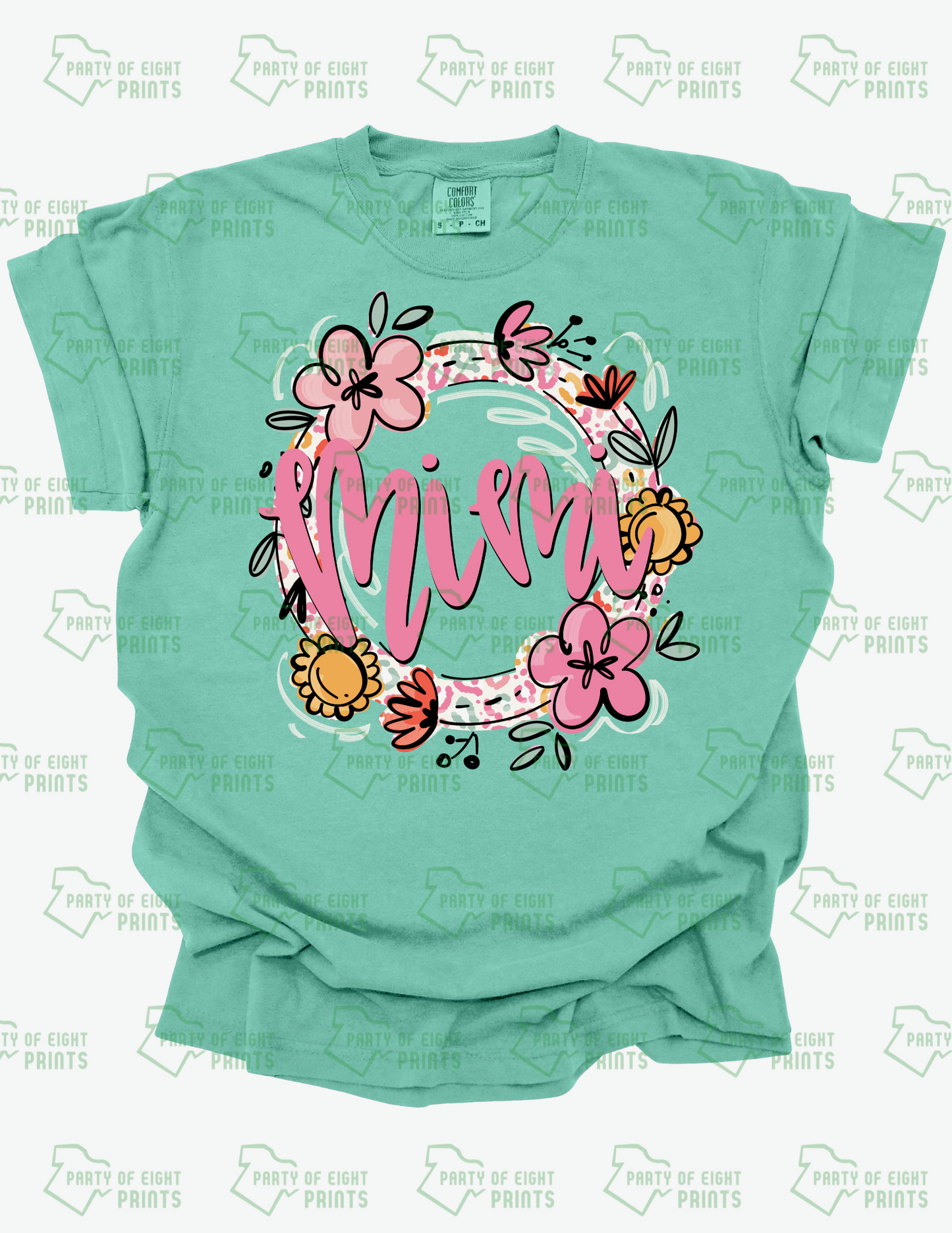Mimi Floral Wreath Shirt