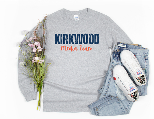 Gray Kirkwood Media Team Long Sleeve
