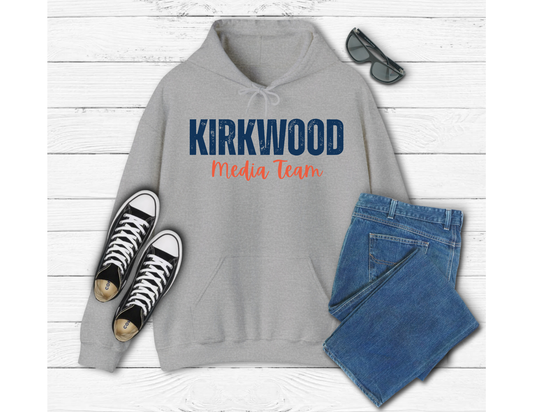 Gray Kirkwood Media Team Hoodie