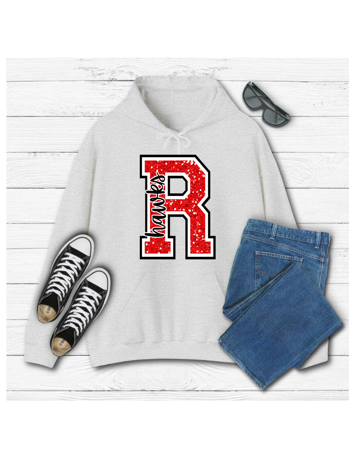 Rossview R Gray Hoodie