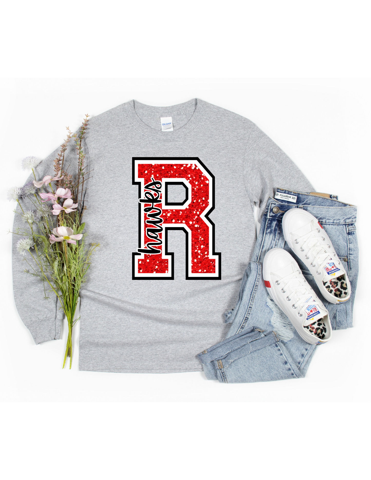Rossview R Gray Long Sleeve