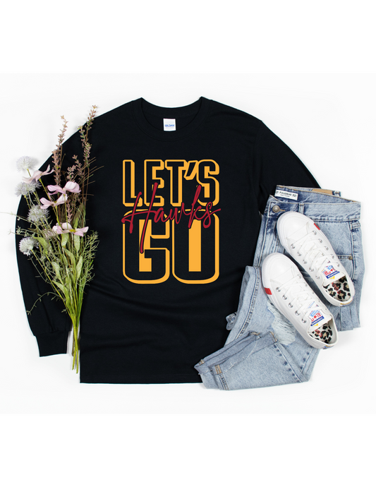 Lets Go Hawks Long Sleeve