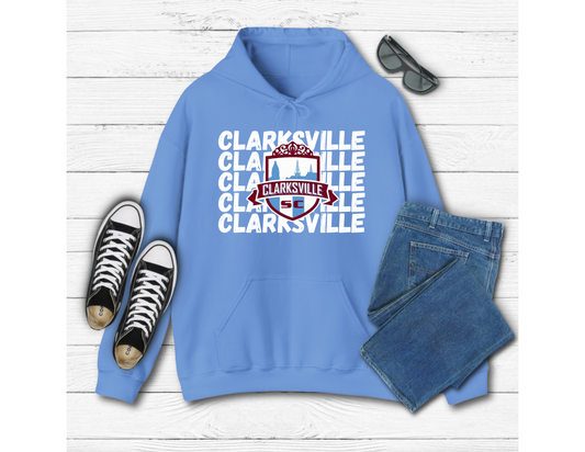 Clarksville(White Clarksville) Hoodie