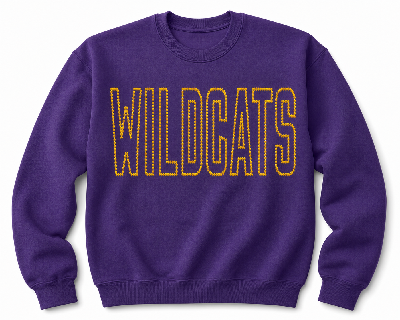 Wildcats Purple Crewneck