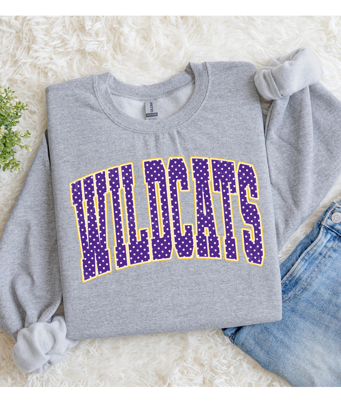 Wildcats Gray Crewneck