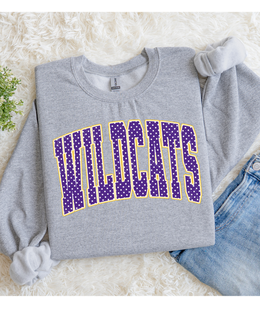 Wildcats Gray Crewneck