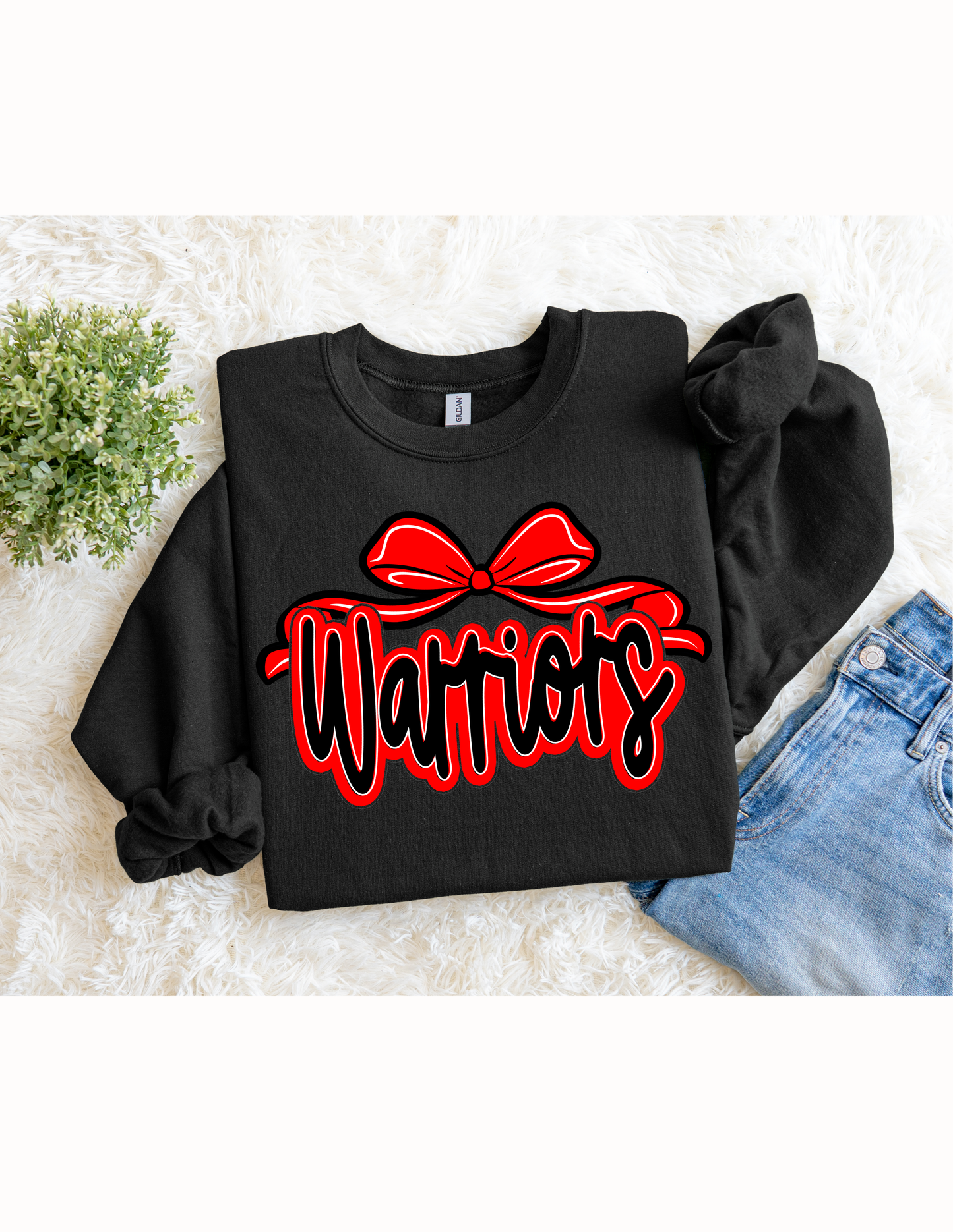 Warriors Bow Crewneck