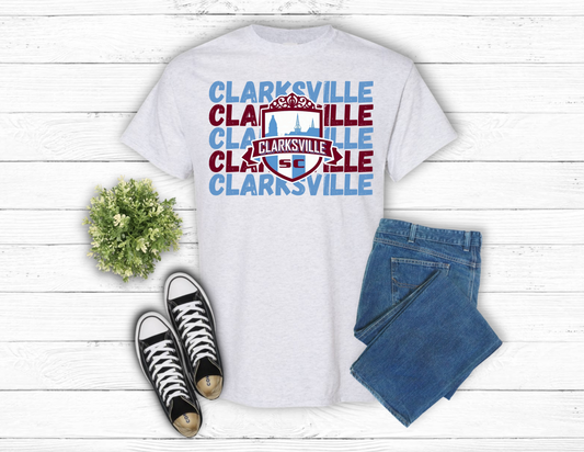 Clarksville Soccer Club Blue/ Maroon Clarksville