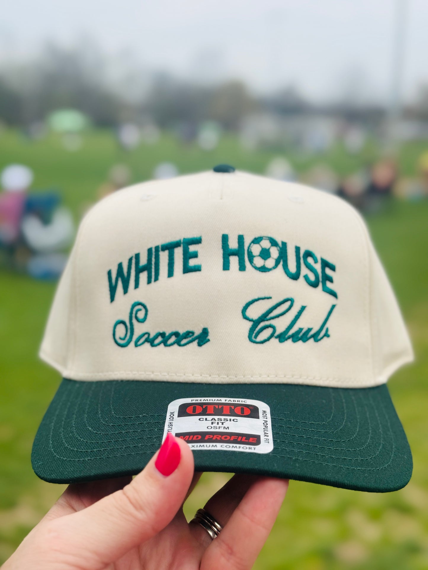 White House Soccer Club Embroidered Hat