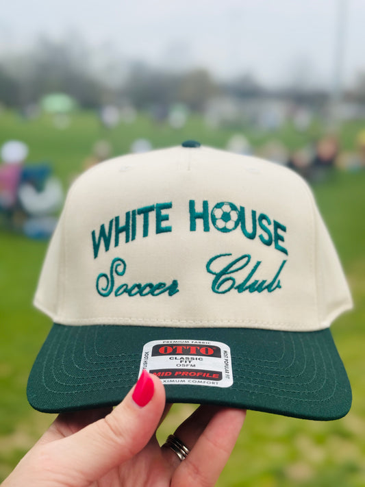 White House Soccer Club Embroidered Hat