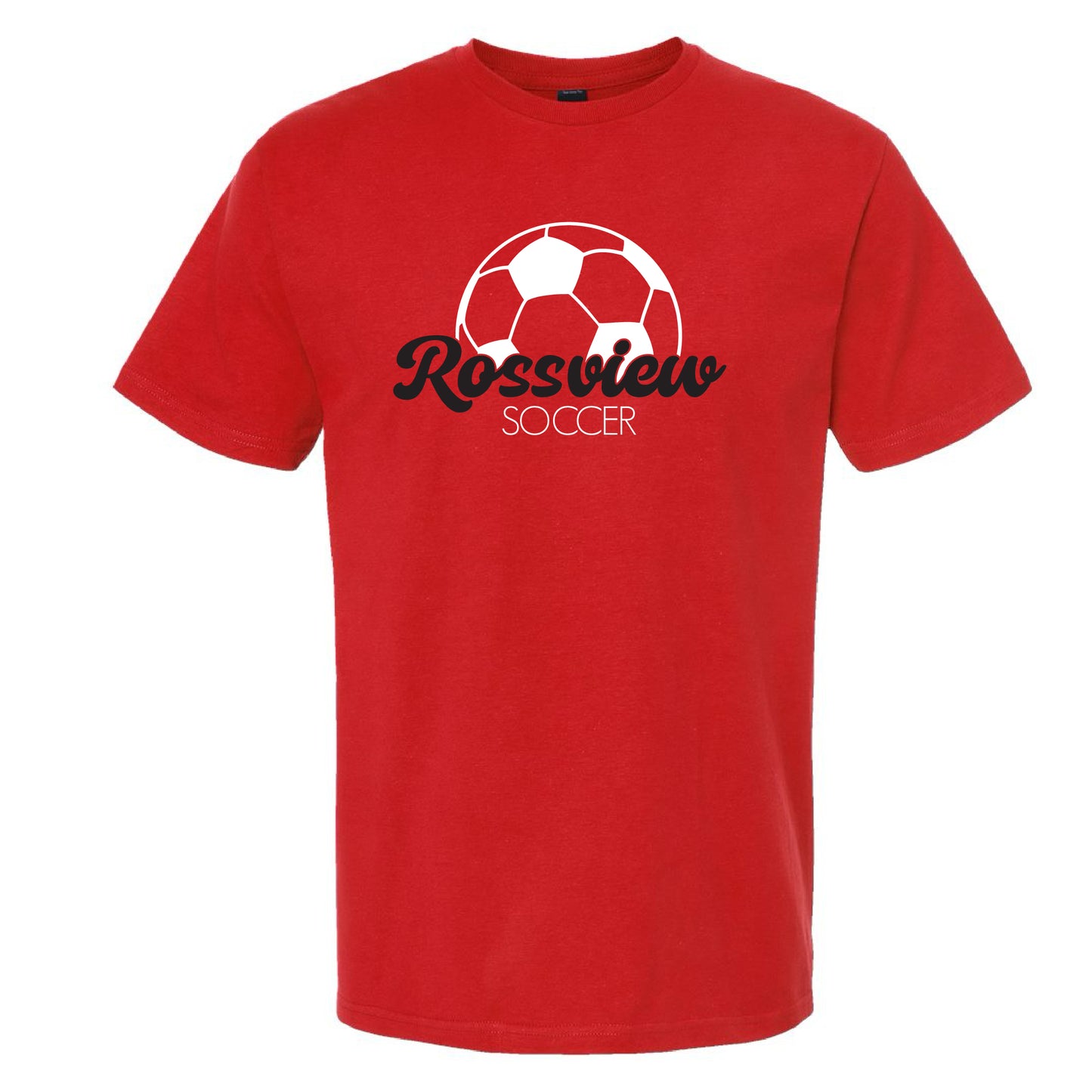 Rossview Soccer T-Shirt- Red