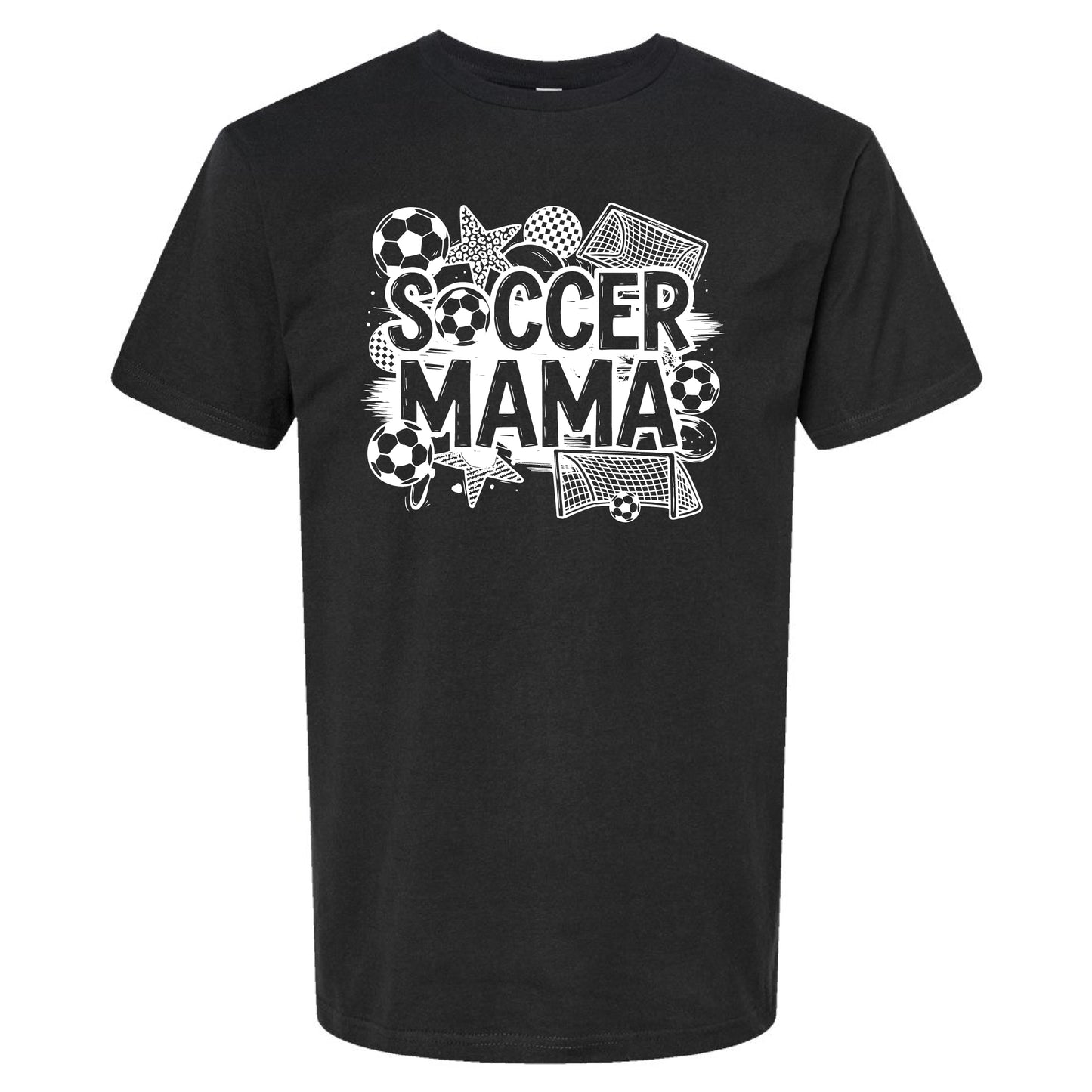 Soccer Mama T-Shirt- Black