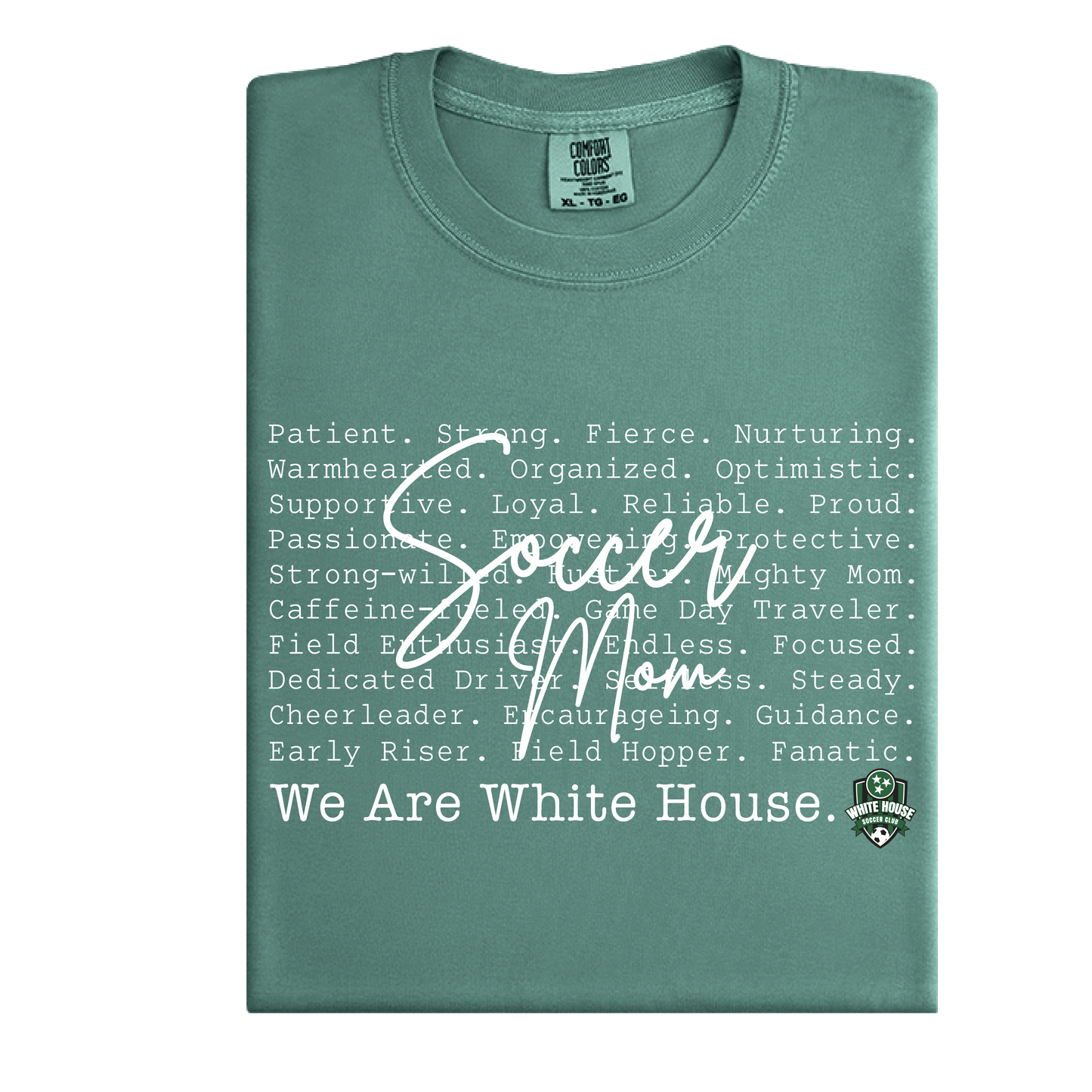 Soccer Mom- We Are WH- Comfort Color Shirt