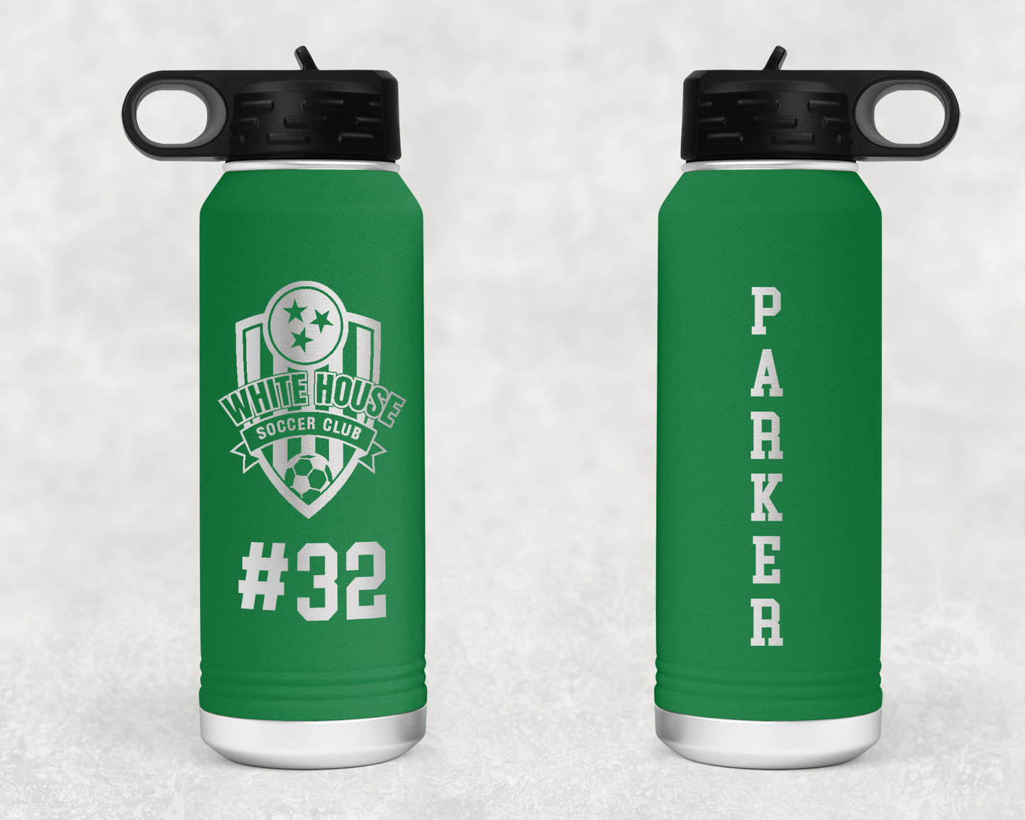 White House Personalized Water Bottle